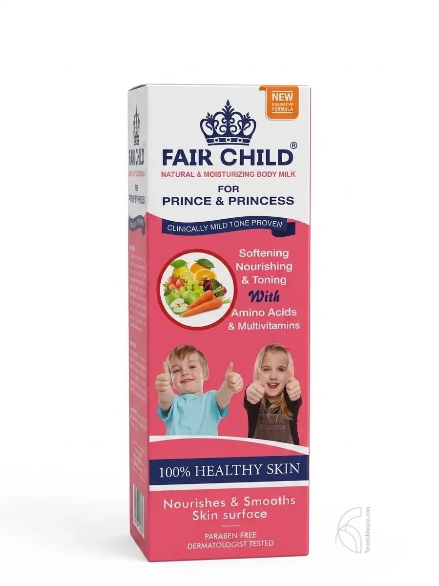 Fair Child For Prince & Princess, Natural & Moisturizing Body Milk