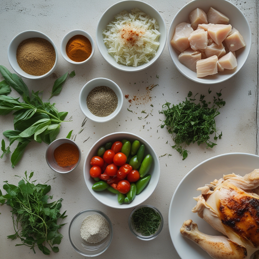Ingredients for Braised Catalina Chicken Easy Homemade Dinner Recipe