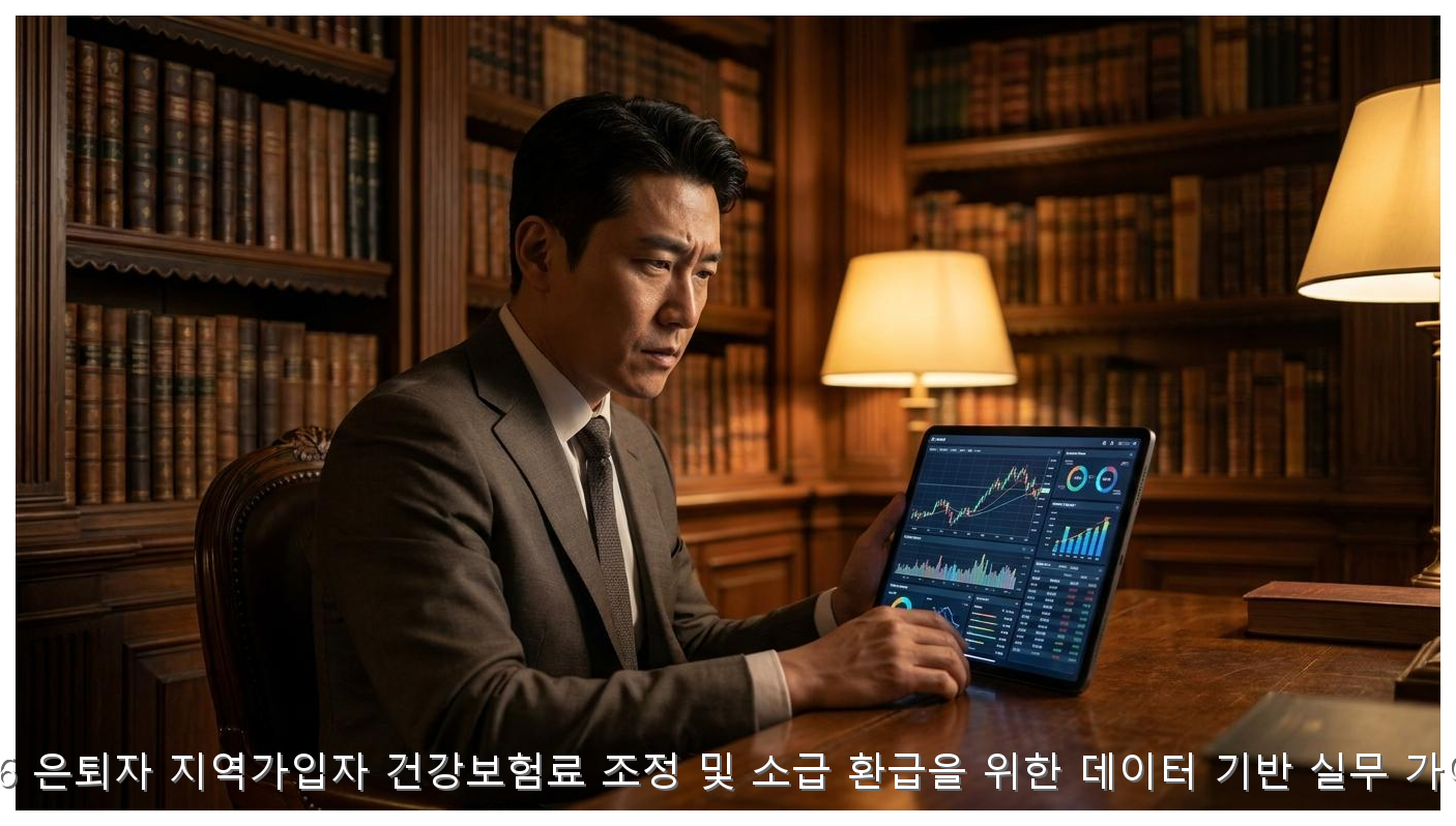 2026 은퇴자 지역가입자 건강보험료 조정 및 소급 환급을 위한 데이터 기반 실무 가이드 핵심 안내 및 분석 인포그래픽 (2)