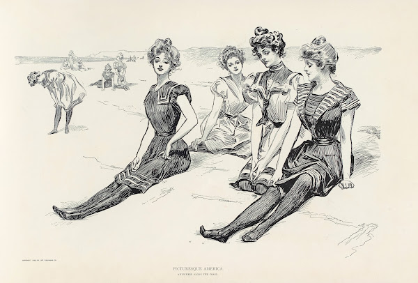 Picturesque America  Anywhere along the coast 1900