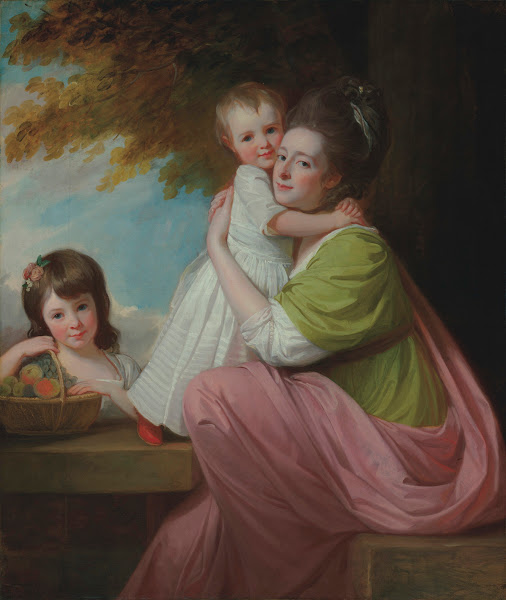 Group portrait of Dorothy Stables 1753 1832 with her daughters Harriet 1774 1827
