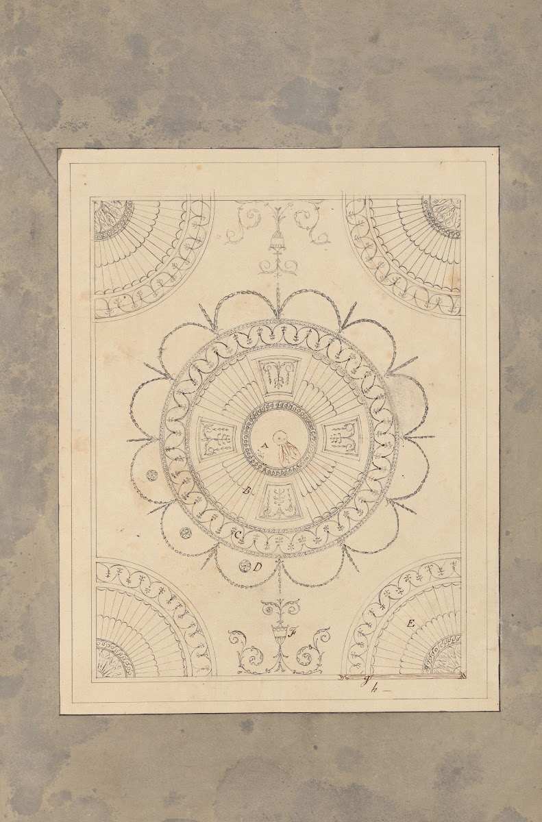 Design for the Ceiling of the Supper Room at Curraghmore County Waterford Irelan