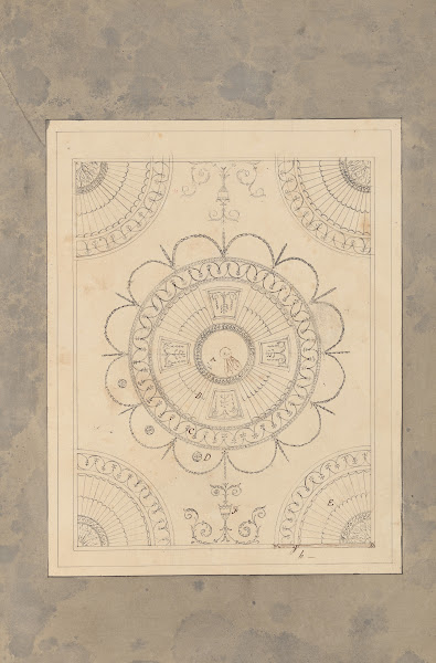 Design for the Ceiling of the Supper Room at Curraghmore County Waterford Irelan