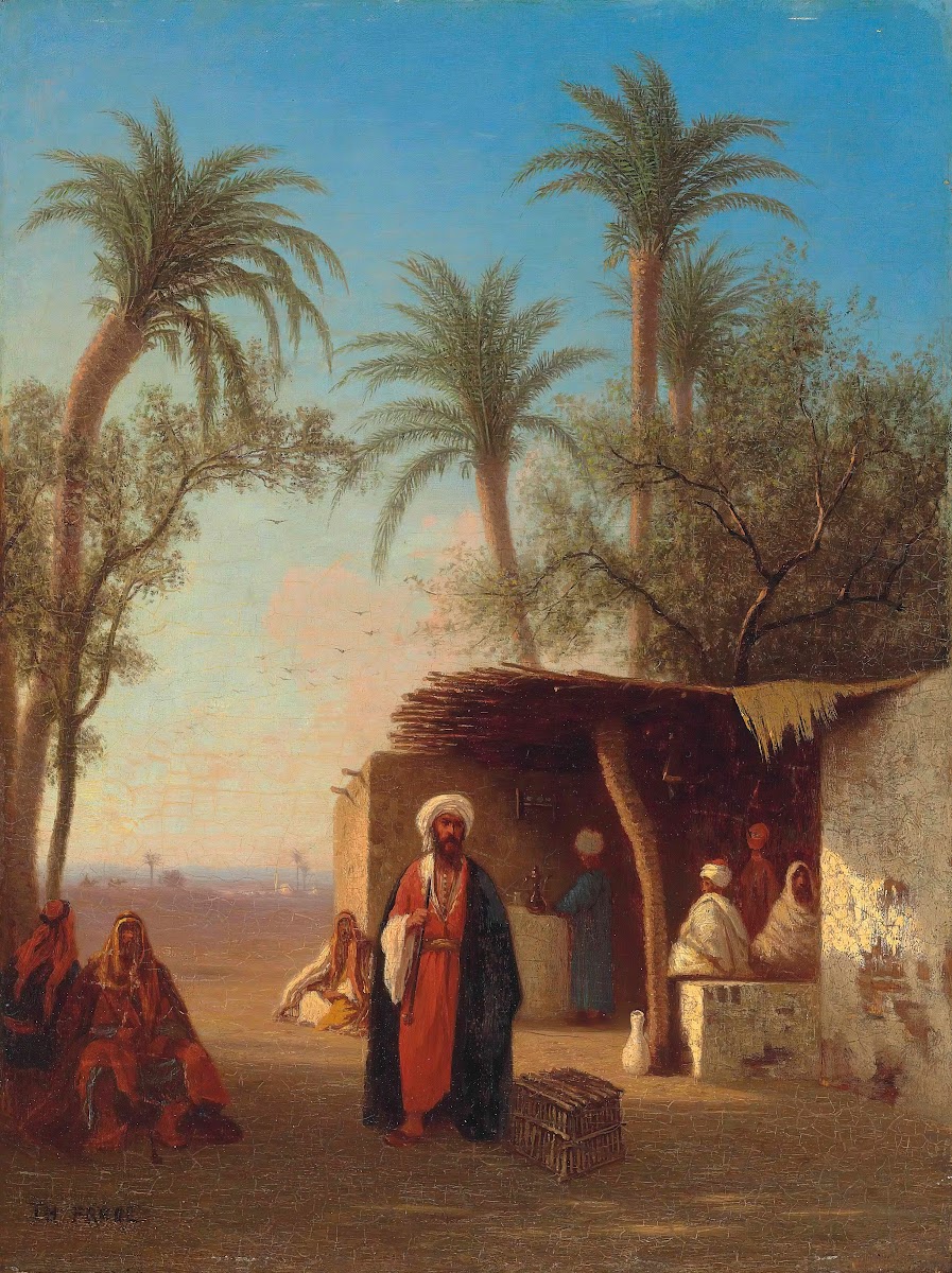 Village in the desert Algeria