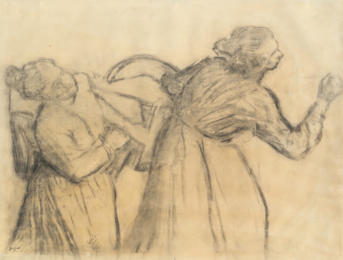Laundress Carrying Linen c 1885 1895