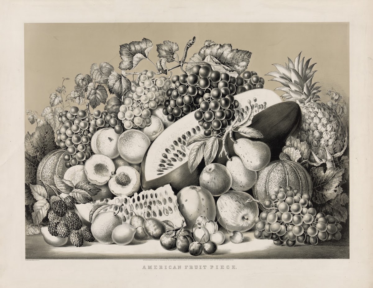 American fruit piece 1859