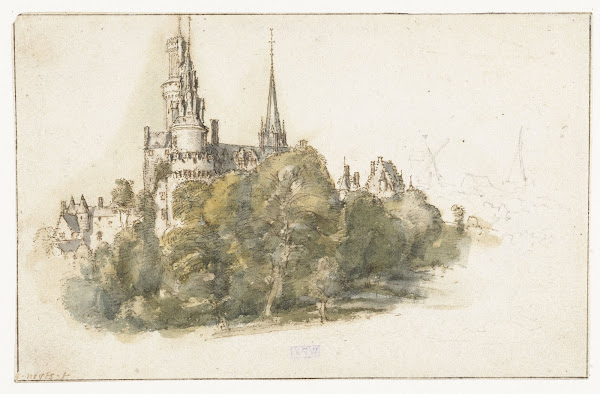 Gezicht op het Château dAntonius te Antoine 1633   1687