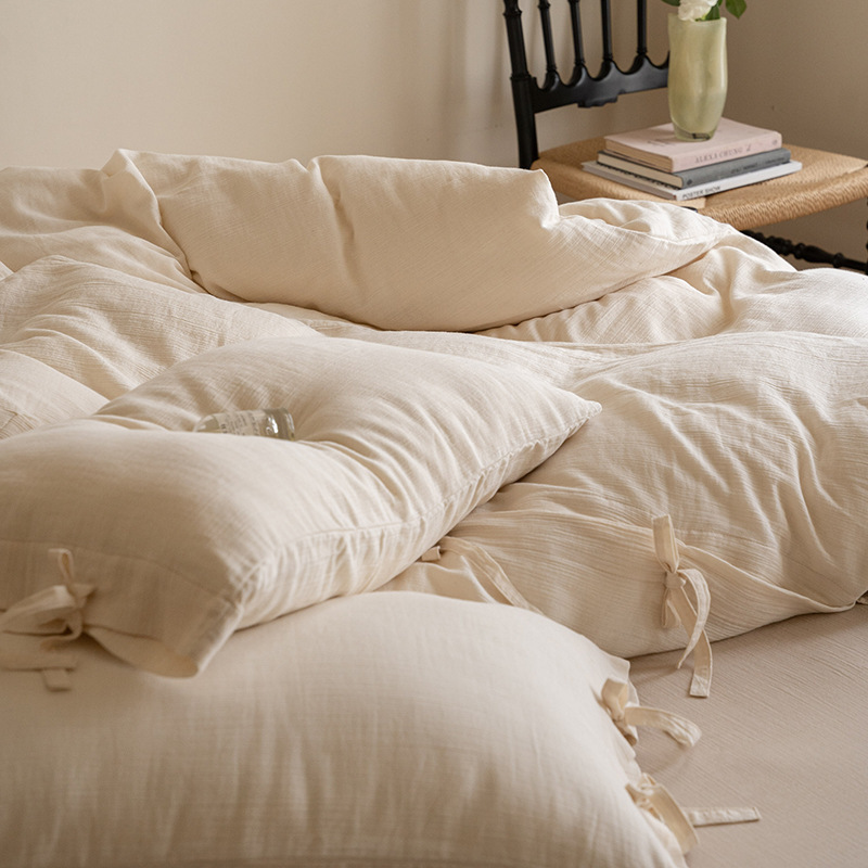 Japanese Cotton Bedding Set, 4-Piece