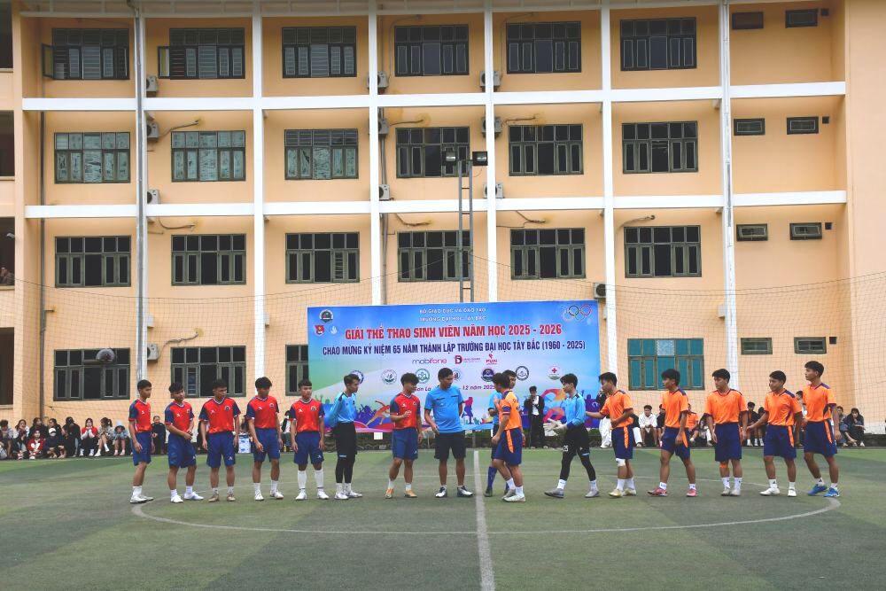 Giải thể thao sinh viên năm học 2025 - 2026 chào mừng  kỷ niệm 65 năm ngày thành lập Trường Đại học Tây Bắc  (1960 - 2025)