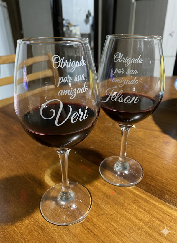 Taça de vidro - vinho