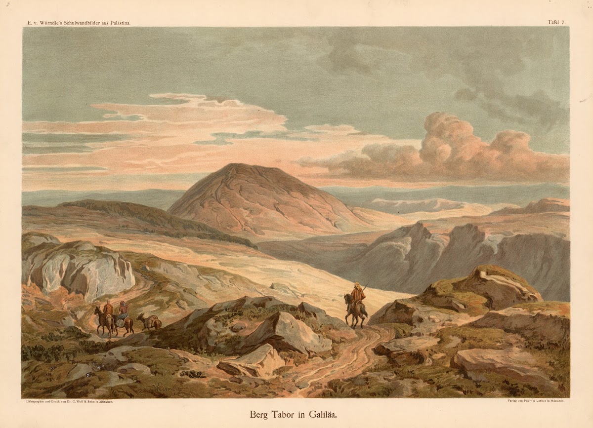 Mount Tabor in Galilee 1900