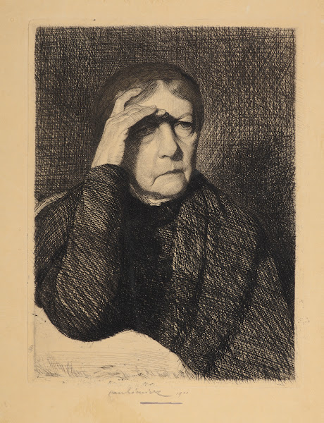 Portrait of the artists mother 1900