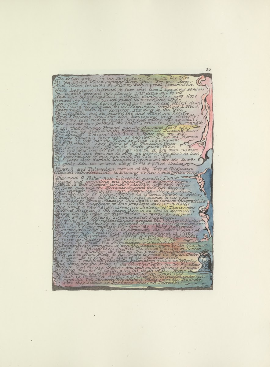 Milton a poem in 2 books Pl20 19th century