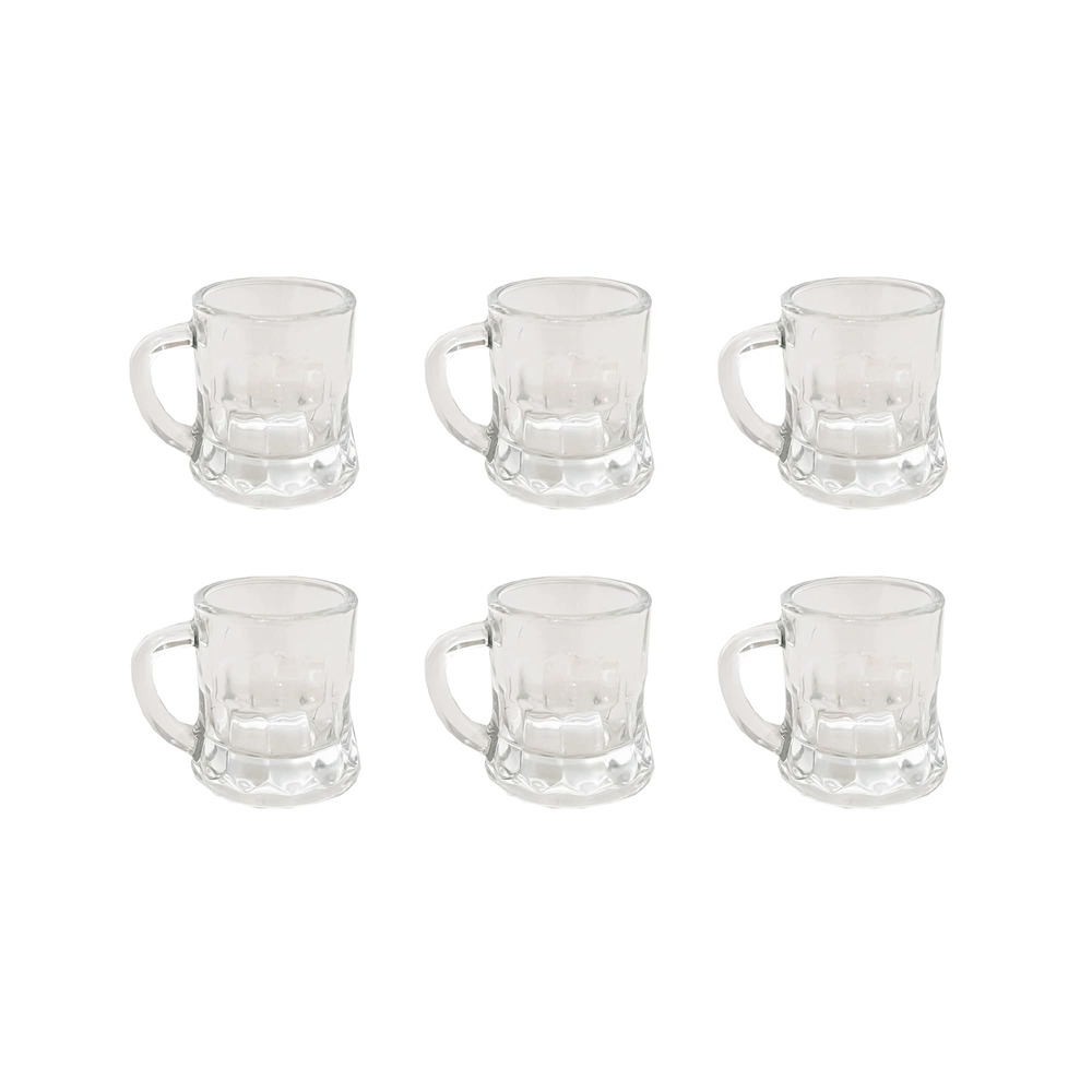 Set de vasos tequileros de vidrio Kasablanka™, 6 piezas