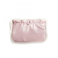 Clutch bag Twins Voyage Eco (fur) pink