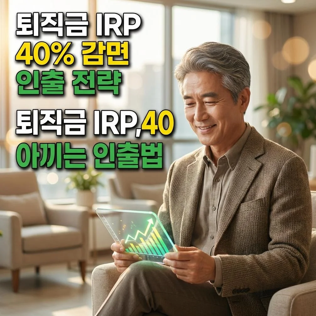 퇴직금 IRP 40% 절세 실전 전략