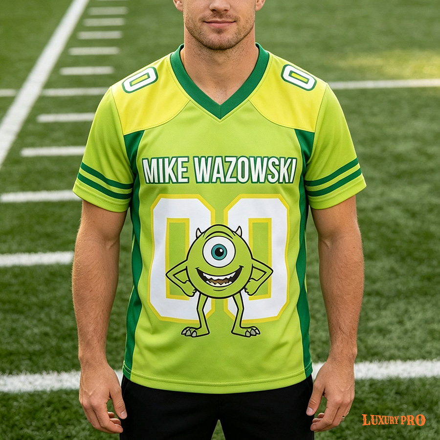 Man Curve Line Football jersey