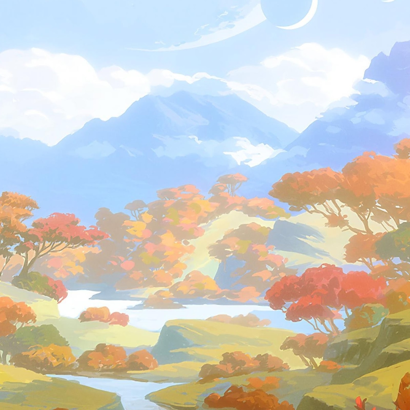 Download Autumn Trees 4K iPhone