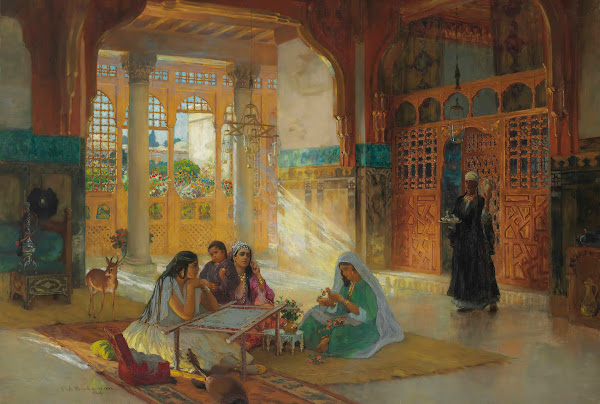 Interieur dun palais Arabe