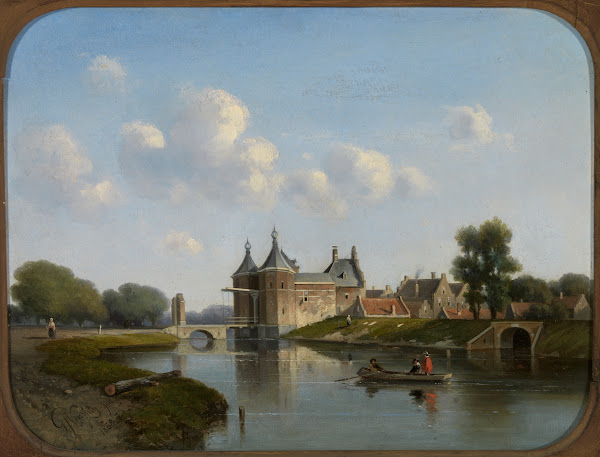 Tiendewegspoort te Gouda 1858