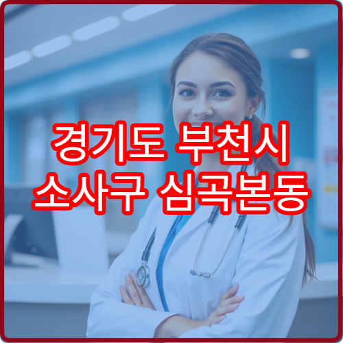 경기도 부천시 소사구 심곡본동 설날 명절 내과 연휴 진료 병원 감기·몸살·열감 설 연휴 내과 진료