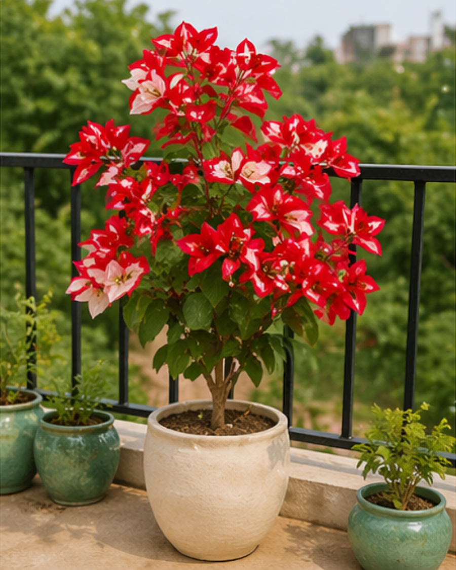 Imported Wajid Ali Red Bougainvillea Plant — view 3