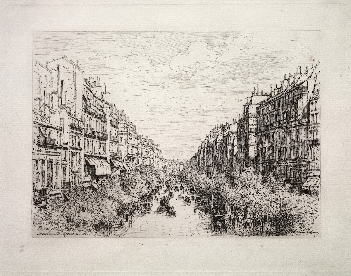 Boulevard Montmartre 1884