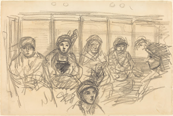 Riders on the Metro c 1890
