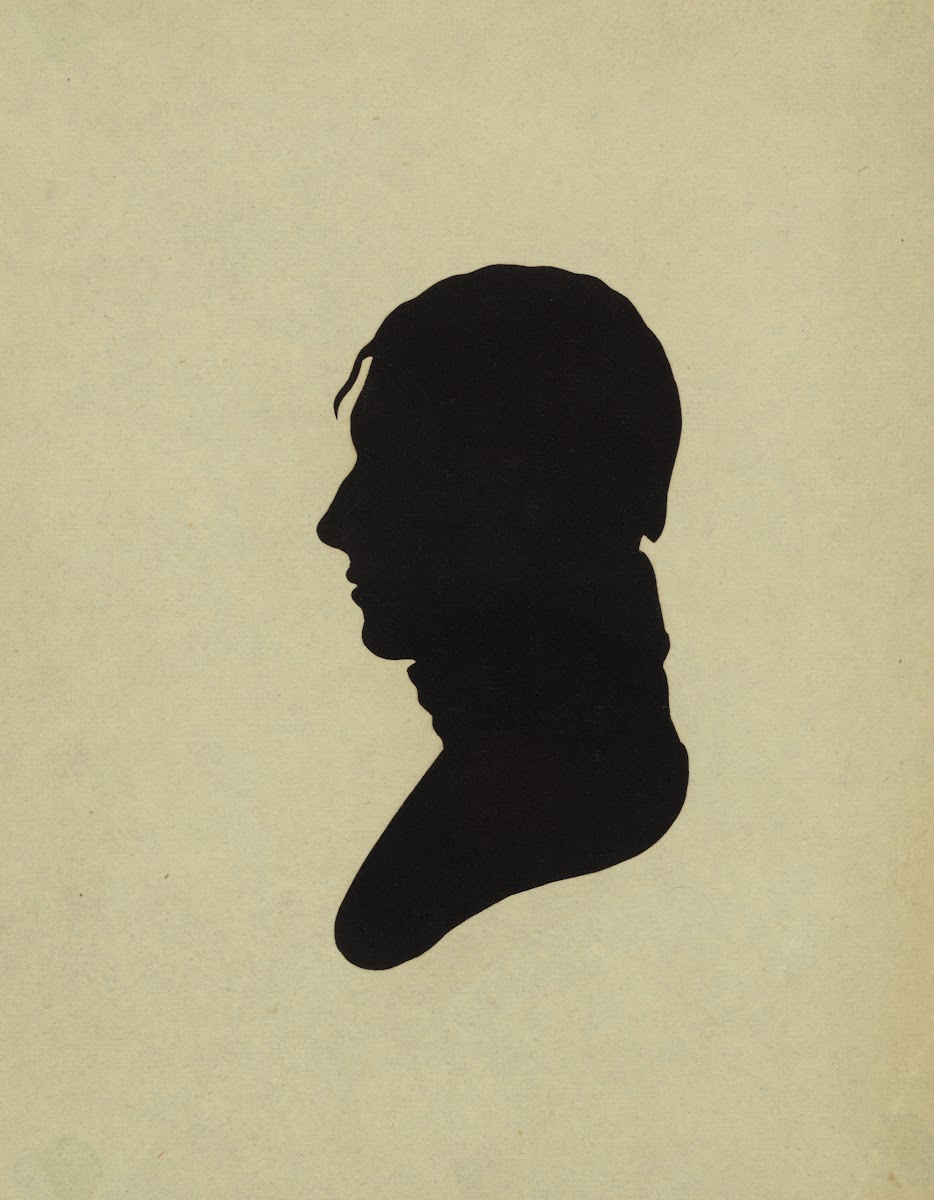Silhouette of man facing left no 4 1761 1827