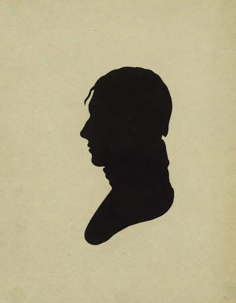 Silhouette of man facing left no 4 1761 1827