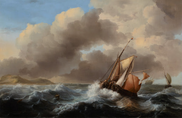 Fishing Vessels Offshore in a Heavy Sea 1684