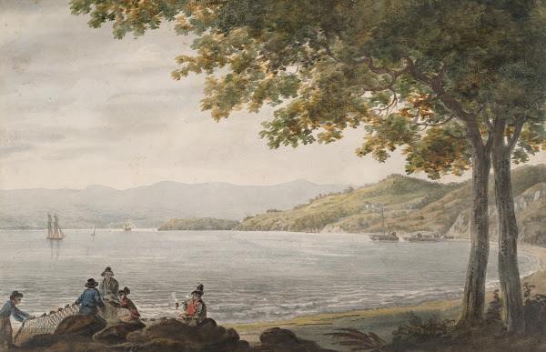 Shad Fishermen on the Shore of the Hudson River 1811ca 1813