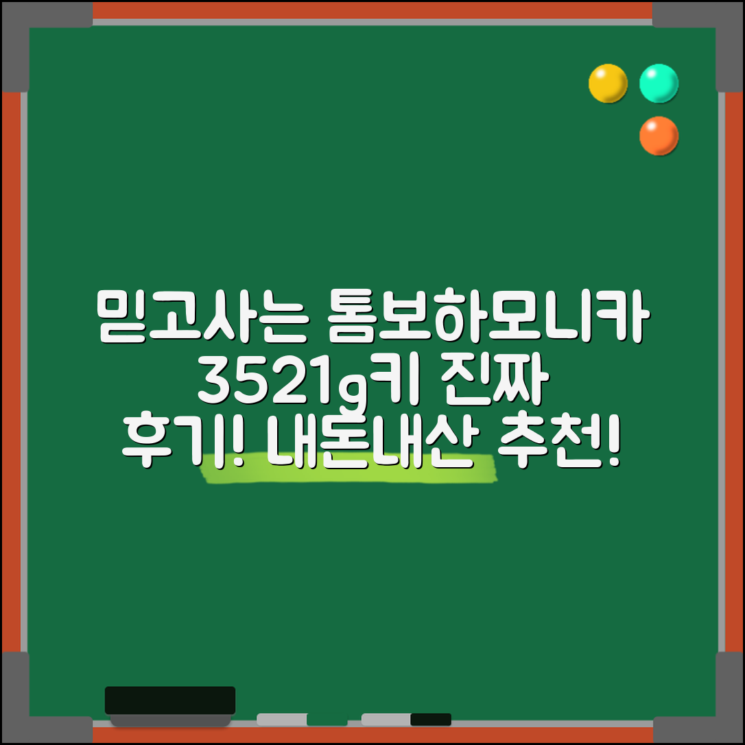 믿을 수 없는 톰보하모니카3521g키 내돈내산 후기!