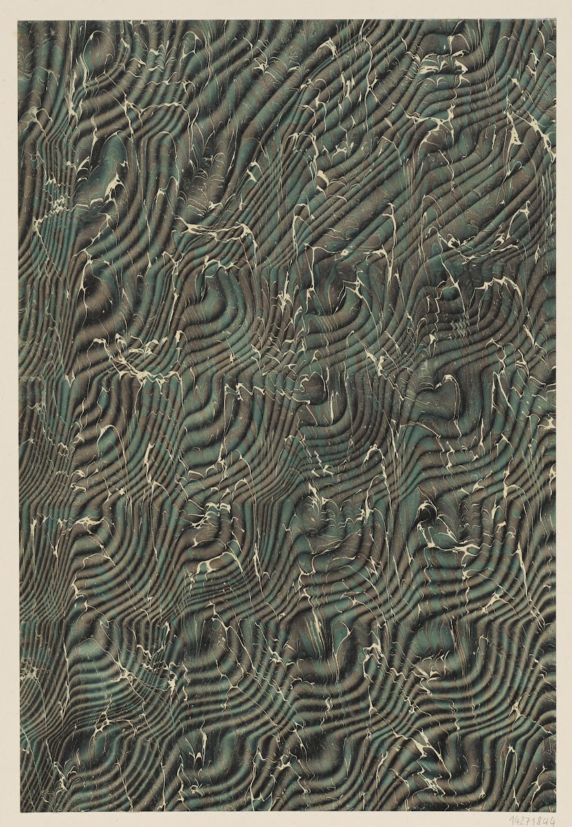 Wellenmarmorpapier 1900
