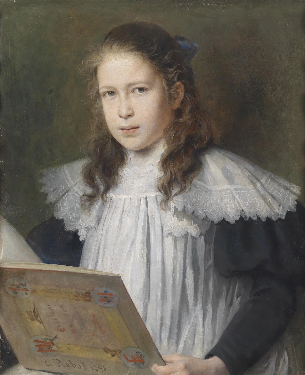 Mädchenbildnis Gisela Probst 1898