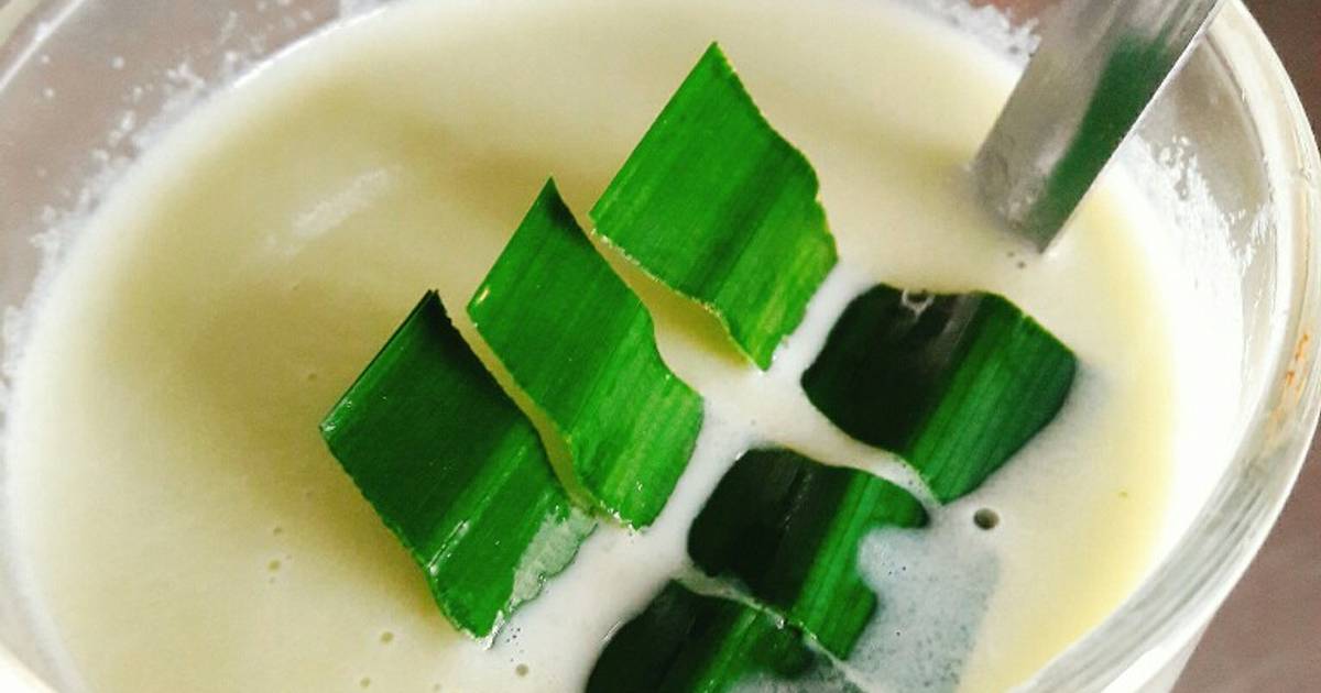 Sữa đậu xanh lá dứa