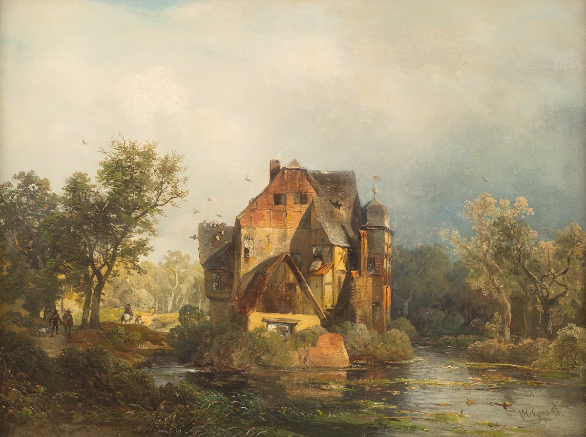 Water castle Caspersbroich 1871