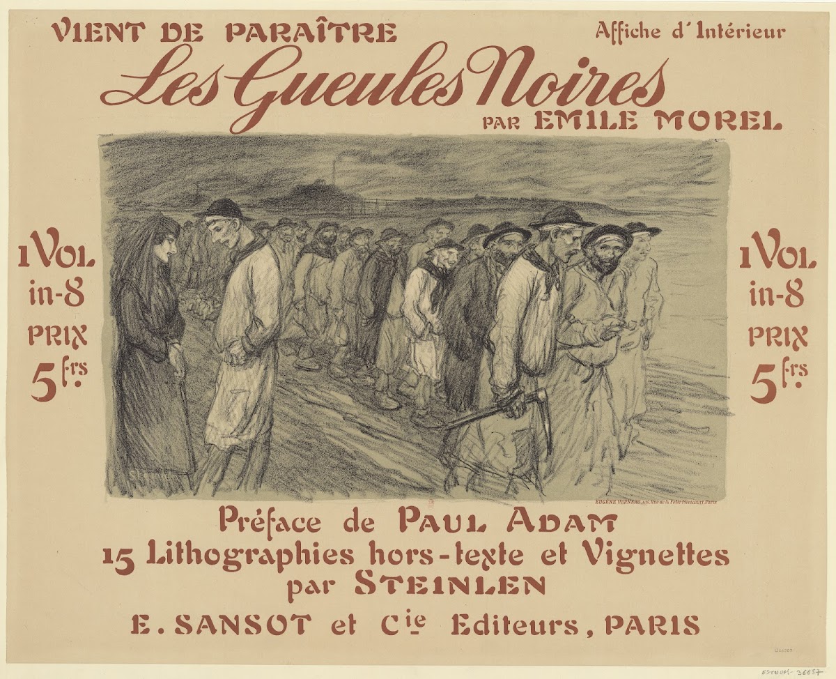 Les Gueules noires par Emile Morel 1907