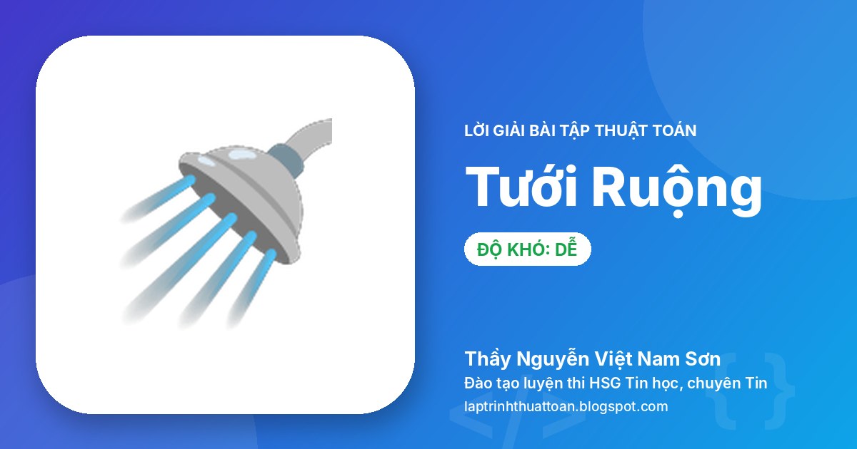 Tưới ruộng