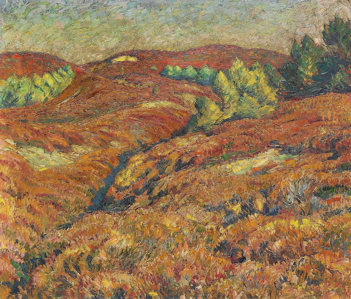 Herbst in der Heide 1910