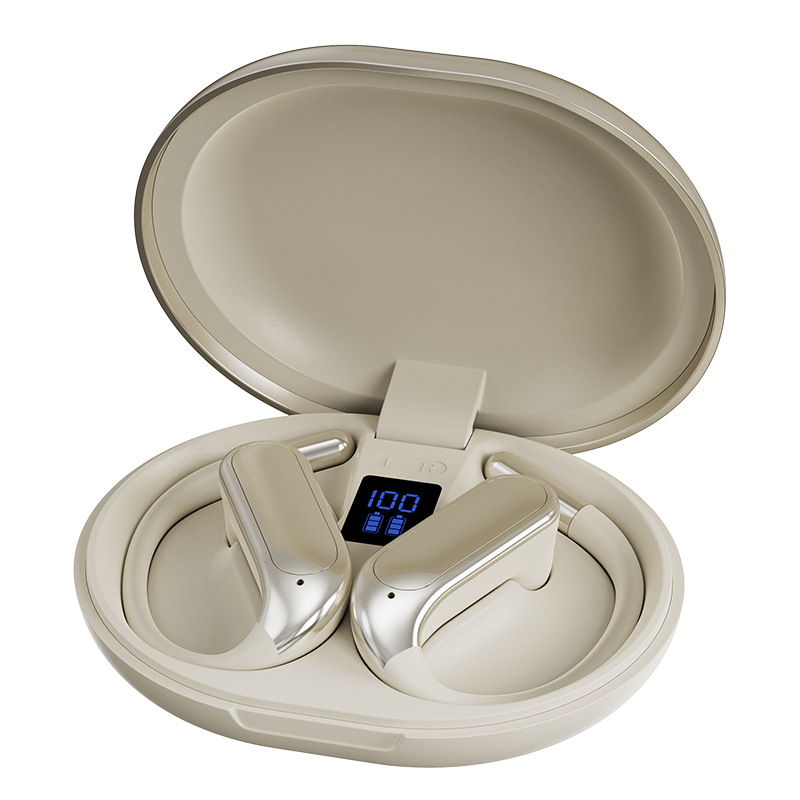 Ear hook earbuds with Bluetooth 6.0 and display