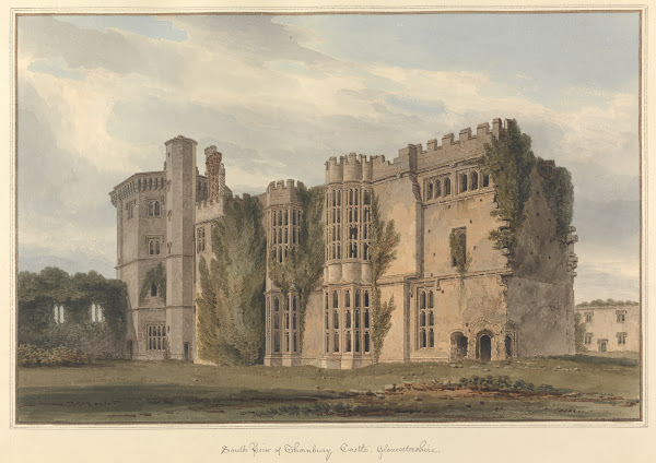 South View of Thornbury Castle Gloucestershire 1822