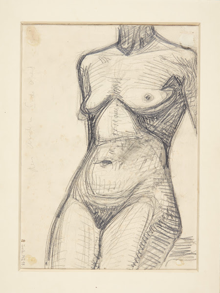 Torso af kvindelige model