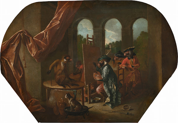 Singerie The Painter c 1739