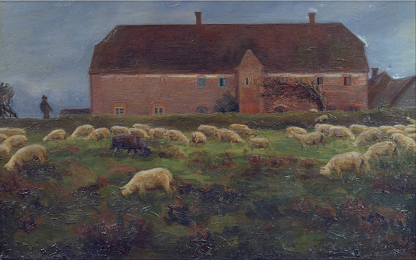 Herregården Kaas i Salling 1895