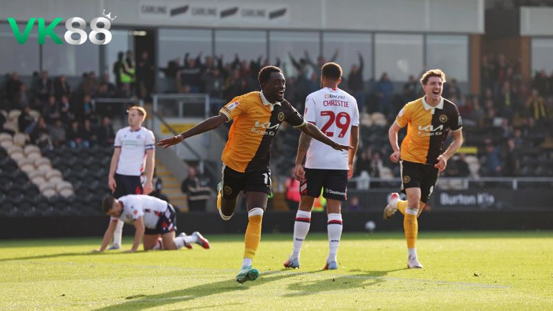 Lịch sử đối đầu Bolton vs Burton