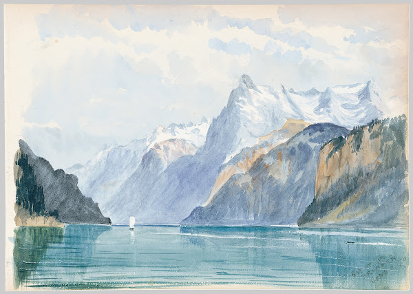 Bay of Uri Brunnen 1870