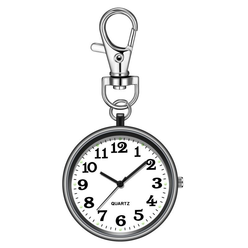 Taschenuhr mit Zeigern, 40 mm Durchmesser