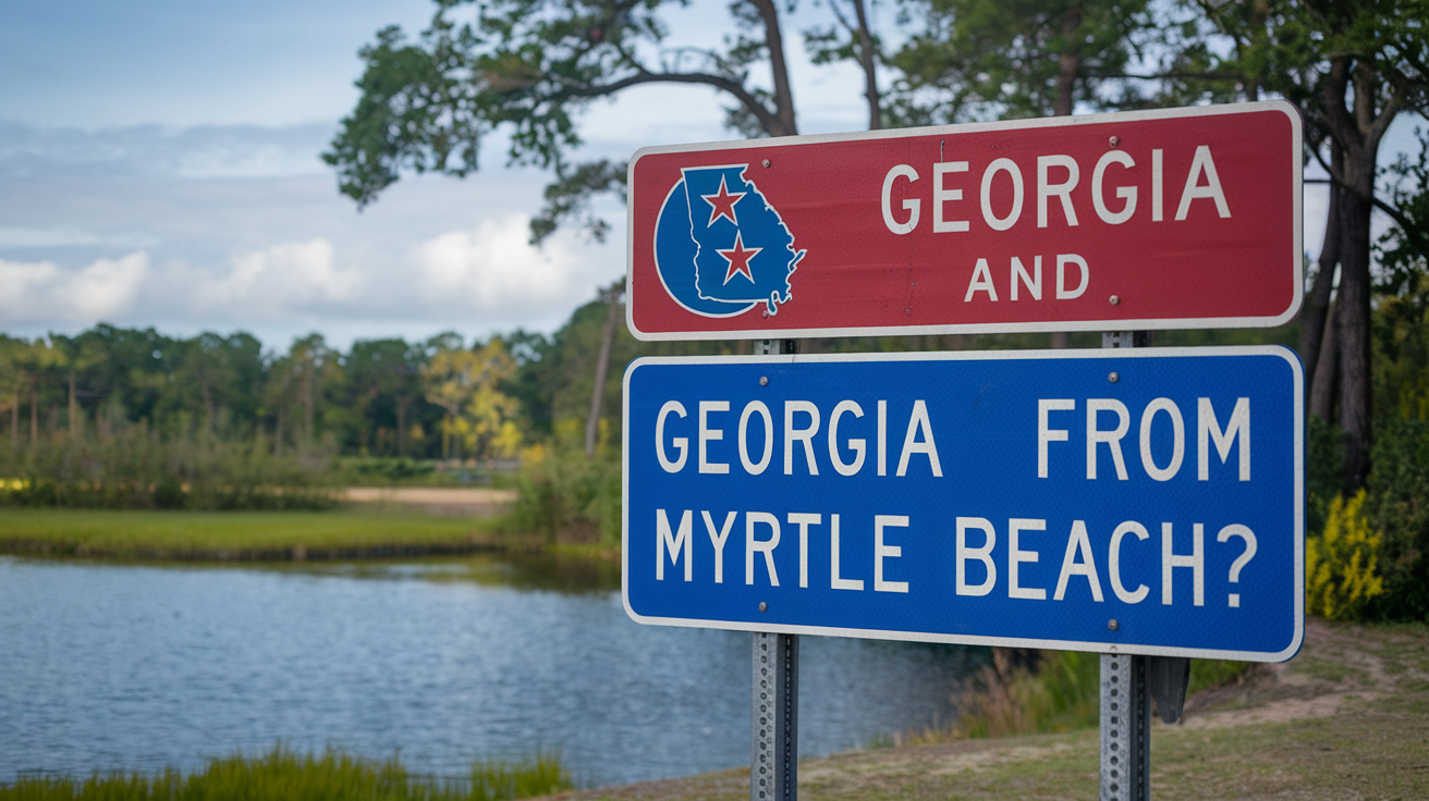 How Far Is Georgia From Myrtle Beach?