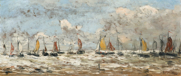 Fishing Fleet Off The Dutch Coast
